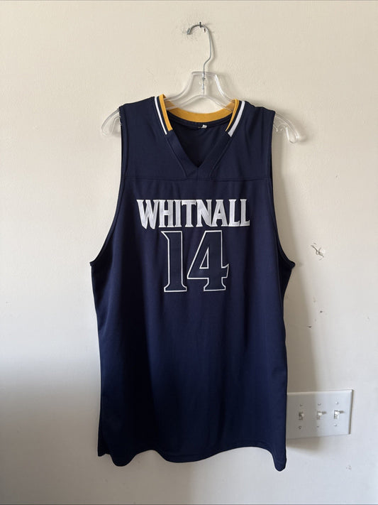 Men’s Tyler Herro #14 WHITNALL Falcons High School Basketball Jersey Sz L - RARE