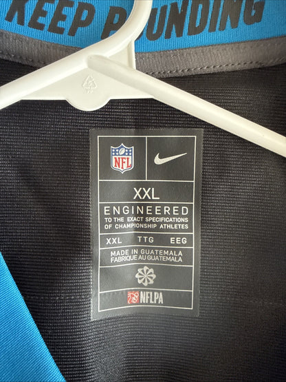 Men’s Nike Bradley Bozeman #56 Carolina Panthers NFL Jersey Sz 2XL - Black RARE