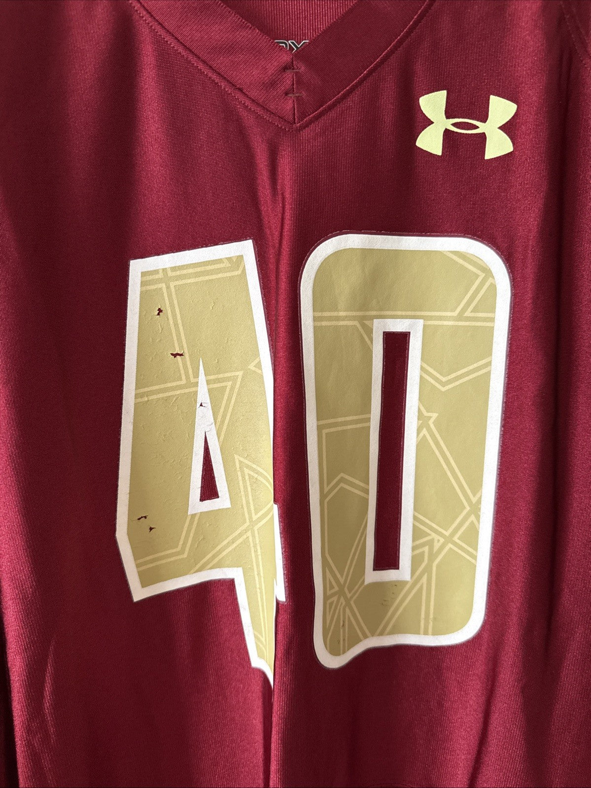 Men’s Under Armour Luke Kuechly #40 Boston College Eagles Jersey Sz 2XL - RARE