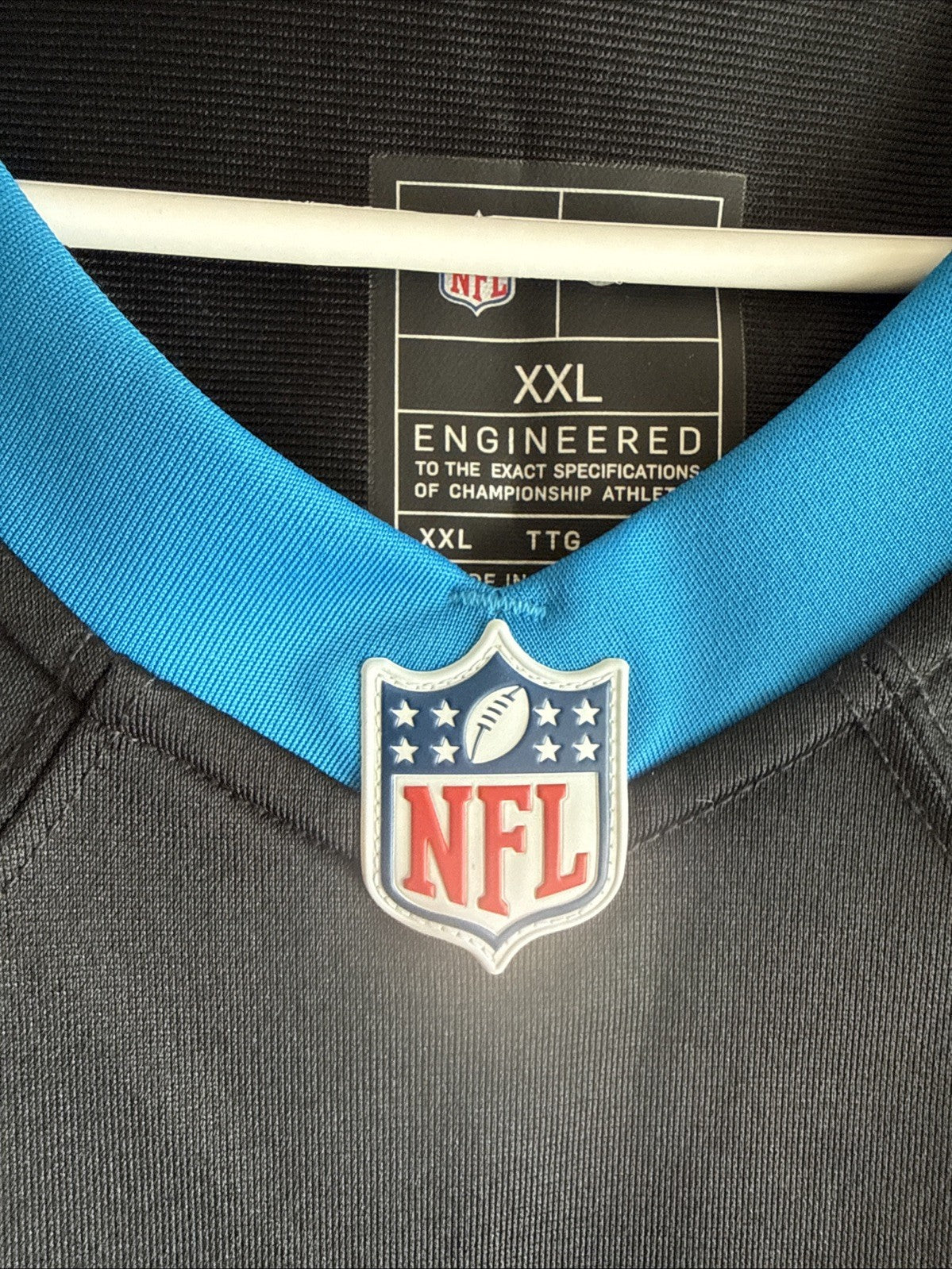 Men’s Nike Bradley Bozeman #56 Carolina Panthers NFL Jersey Sz 2XL - Black RARE