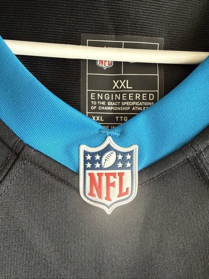 Men’s Nike Bradley Bozeman #56 Carolina Panthers NFL Jersey Sz 2XL - Black RARE