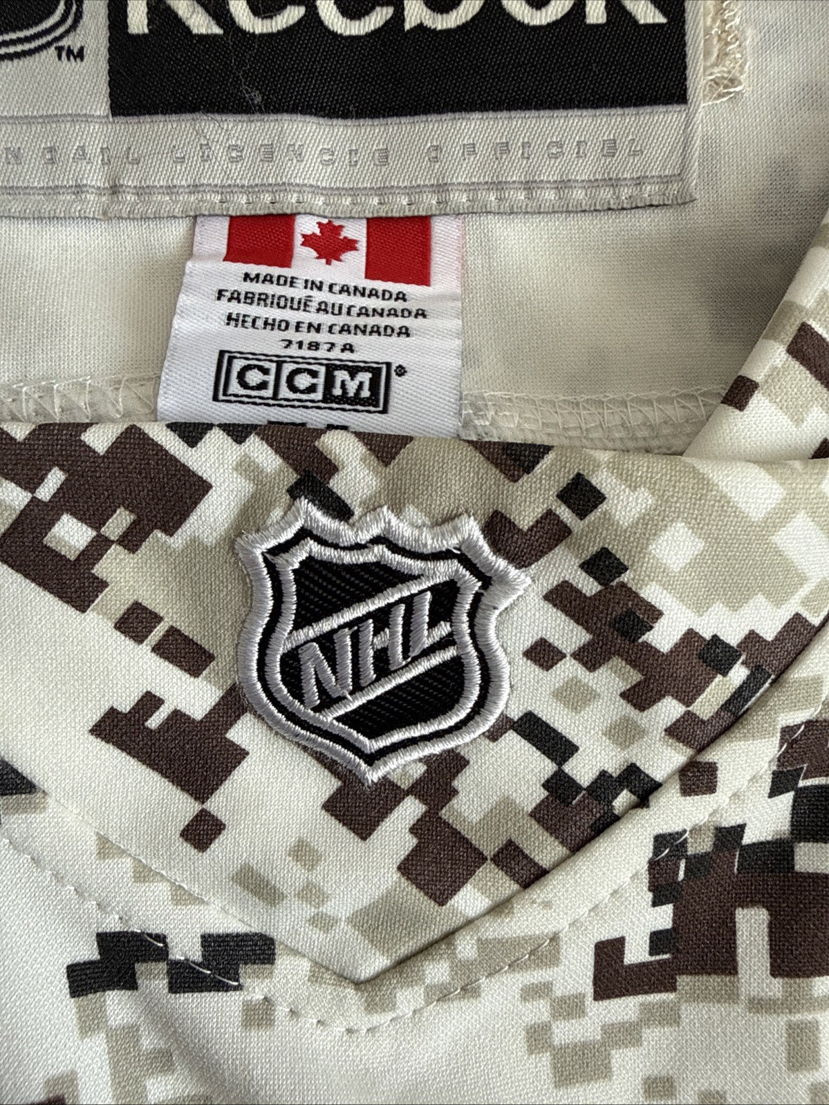 MEN’S REEBOK MARIO LEMIEUX #66 PENGUINS DIGITAL CAMO NHL JERSEY SZ 54 - NWT RARE