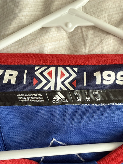 MEN’S ADIDAS K’ANDRE MILLER #79 NY RANGERS REVERSE RETRO 2.0 JERSEY SZ 50 - RARE