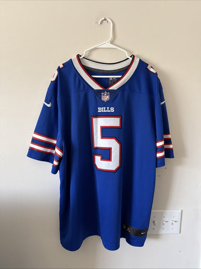 Men’s Nike Tyrod Taylor #5 Buffalo Bills Vapor Lmtd NFL Jersey Sz 2XL Blue RARE