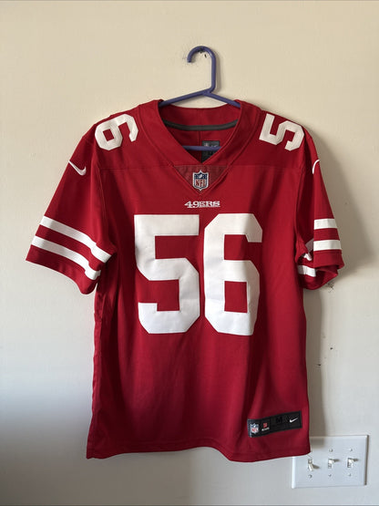 Men’s Nike Reuben Foster #56 San Francisco 49ers Vapor Lmtd Jersey Sz M Red RARE