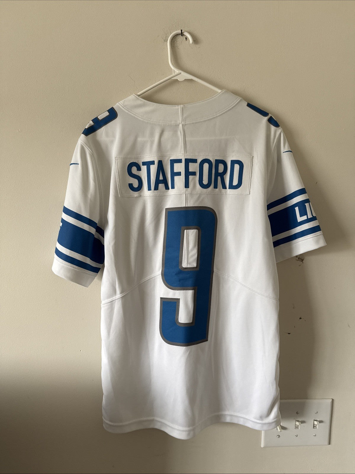 Men’s Nike Matthew Stafford #9 Detroit Lions Vapor Lmtd Jersey Sz S - White RARE