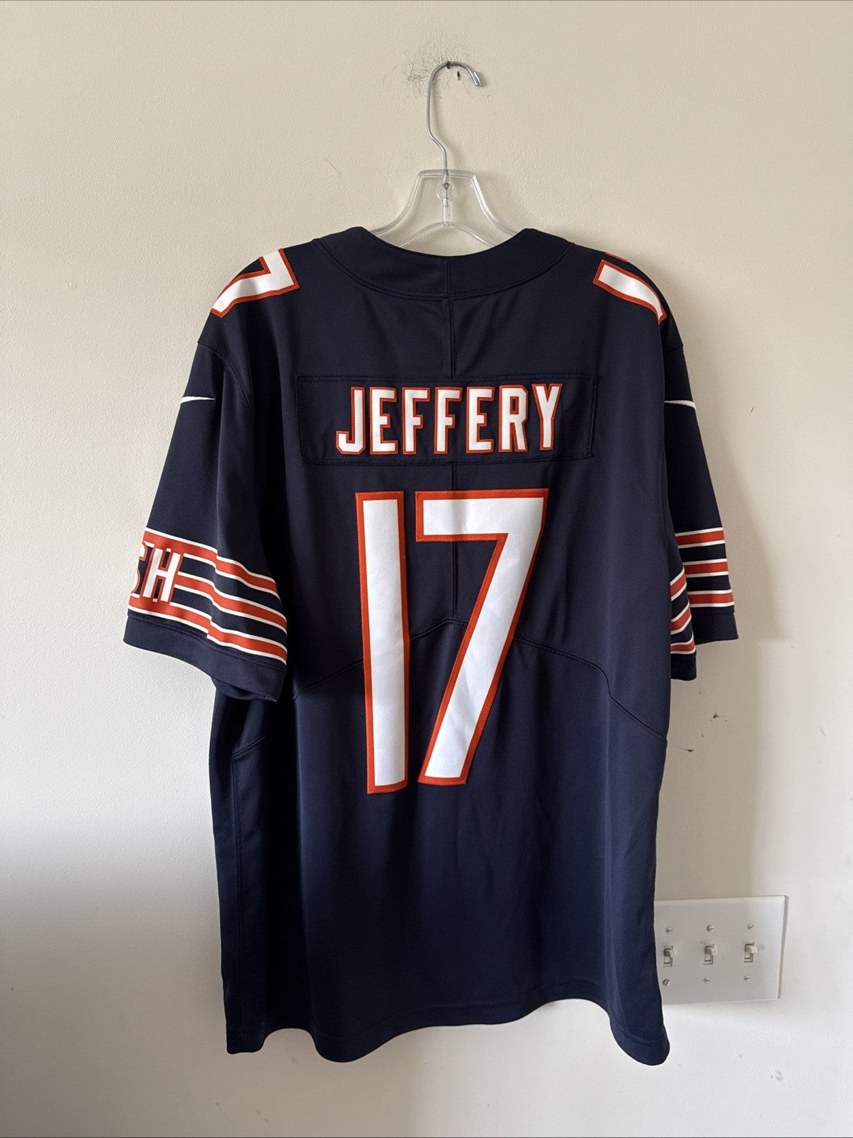 Men’s Nike Alshon Jeffery #17 Chicago Bears Vapor Lmtd Jersey Sz XL - Blue RARE