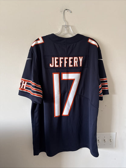 Men’s Nike Alshon Jeffery #17 Chicago Bears Vapor Lmtd Jersey Sz XL - Blue RARE