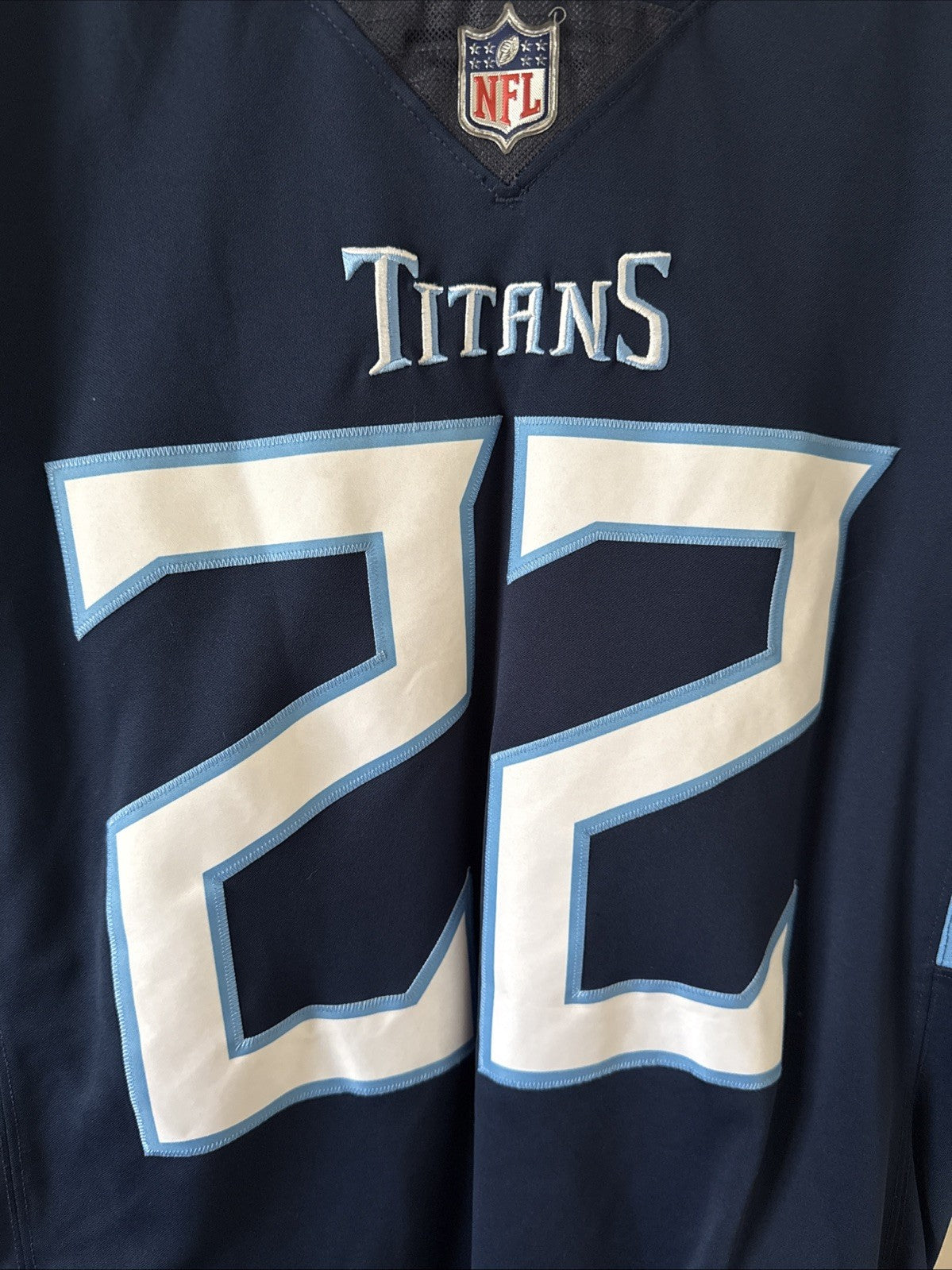 Men’s Nike Tennessee Titans Derrick Henry #22 Vapor Limited Jersey Sz S - RARE