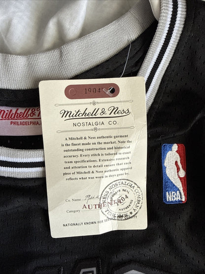 Men's Mitchell & Ness Tim Duncan #21 San Antonio Spurs 1998/99 Sz 40 - Black NWT