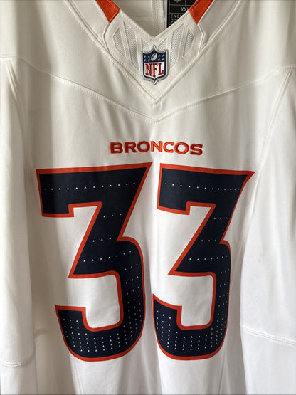Men’s Nike Javonte Williams #33 Denver Broncos Vapor Lmtd NFL Jersey Sz 2XL RARE