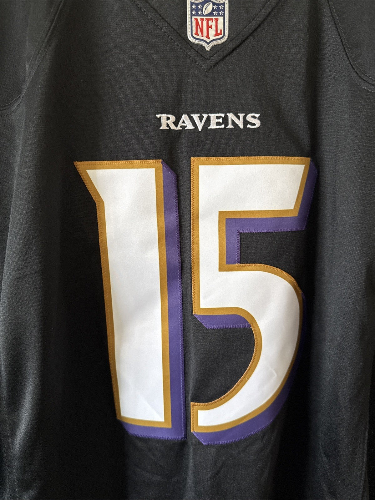 Men’s Nike Hollywood Brown #15 Baltimore Ravens Vapor Lmtd Jersey Sz 2XL - RARE