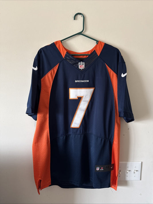 Men’s Nike John Elway#7 Denver Broncos Authentic NFL Jersey Sz 48 - Blue RARE