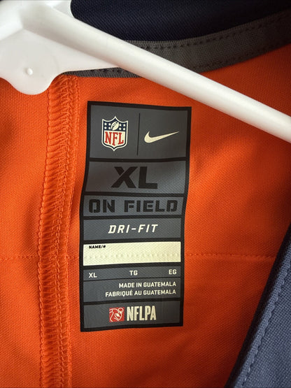 Men’s Nike Case Keenum #4 Denver Broncos Vapor Lmtd Jersey Sz XL - Orange RARE