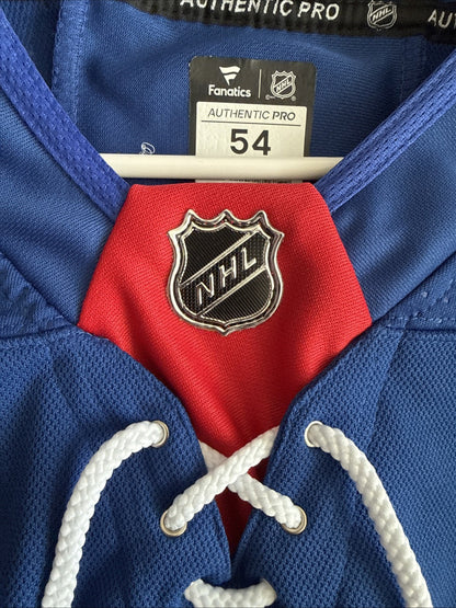 Men’s Fanatics Igor Shesterkin #31 NY Rangers Authentic Pro Home Jersey Sz 54