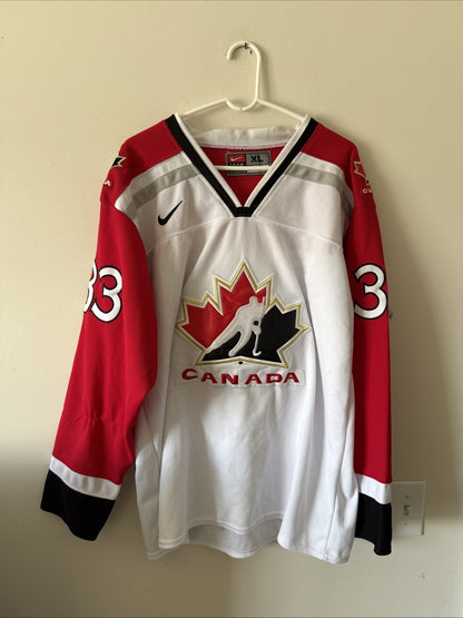 Men’s Nike Patrick Roy #33 1998 Team Canada National Hockey Jersey Sz XL - RARE