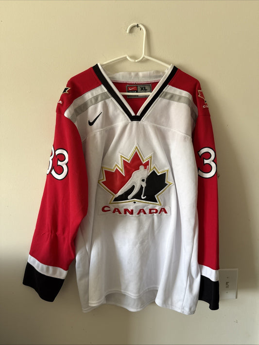 Men’s Nike Patrick Roy #33 1998 Team Canada National Hockey Jersey Sz XL - RARE