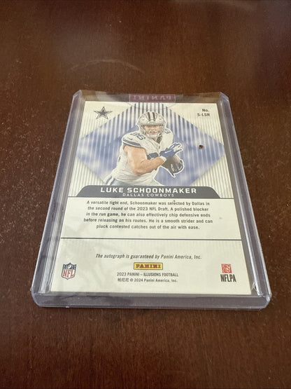 2023 Panini Illusions Superlatives Luke Schoonmaker Rookie RC Auto /99 #S-LSR