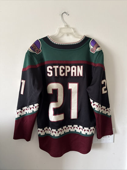 Men’s Fanatics Derek Stepan #21 Arizona Coyotes Retro Kachina Jersey Sz L - RARE