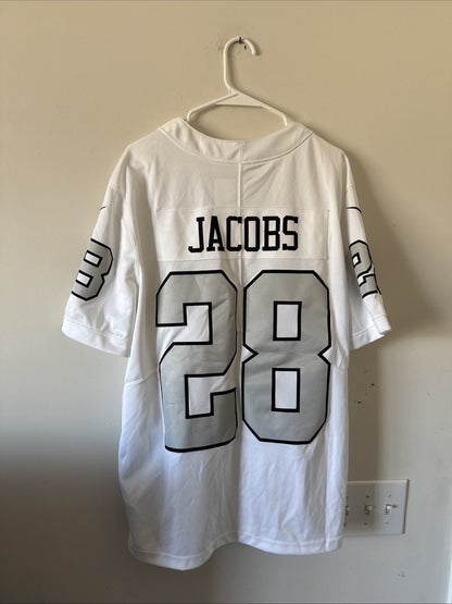 Men’s Josh Jacobs #28 Las Vegas Raiders Vapor Limited Jersey 21’ Color Rush Sz L