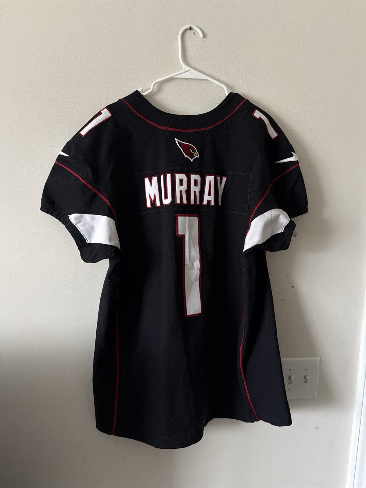 Men’s Nike Kyler Murray #1 Arizona Cardinals Vapor Elite Jersey Sz 48 - Black