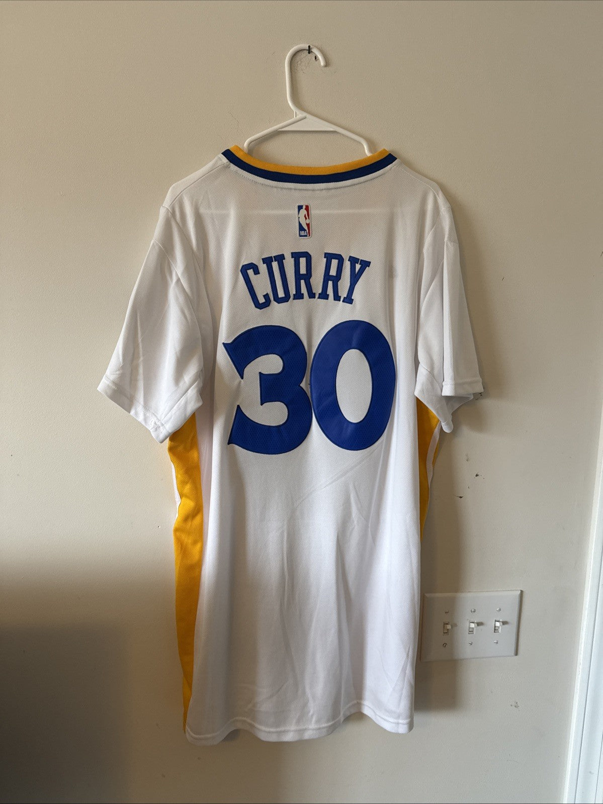Men’s adidas Stephen Curry #30 Golden State Warriors Jersey Sleeved Sz 2XL - NWT