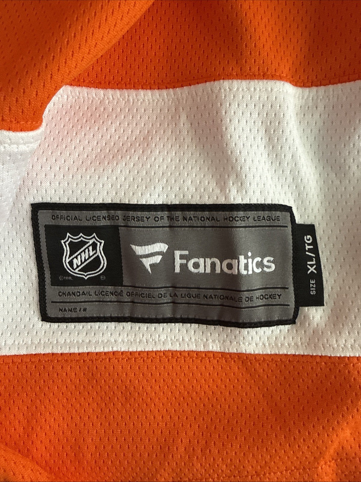 Men’s Fanatics Claude Giroux #28 Philadelphia Flyers Jersey Sz XL - Orange NWT