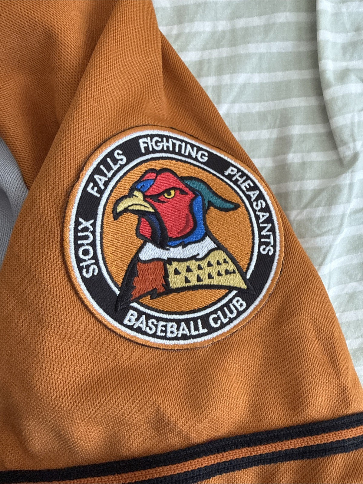 MEN’S OT SPORTS SIOUX FALLS FIGHTING PHEASANTS BASEBALL JERSEY MiLB SZ M - RARE