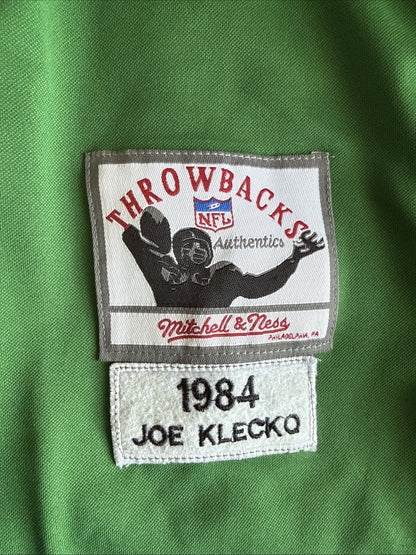 Men’s Mitchell & Ness Joe Klecko #73 NY Jets 1984 Jersey Silver Anniv Sz 54 RARE
