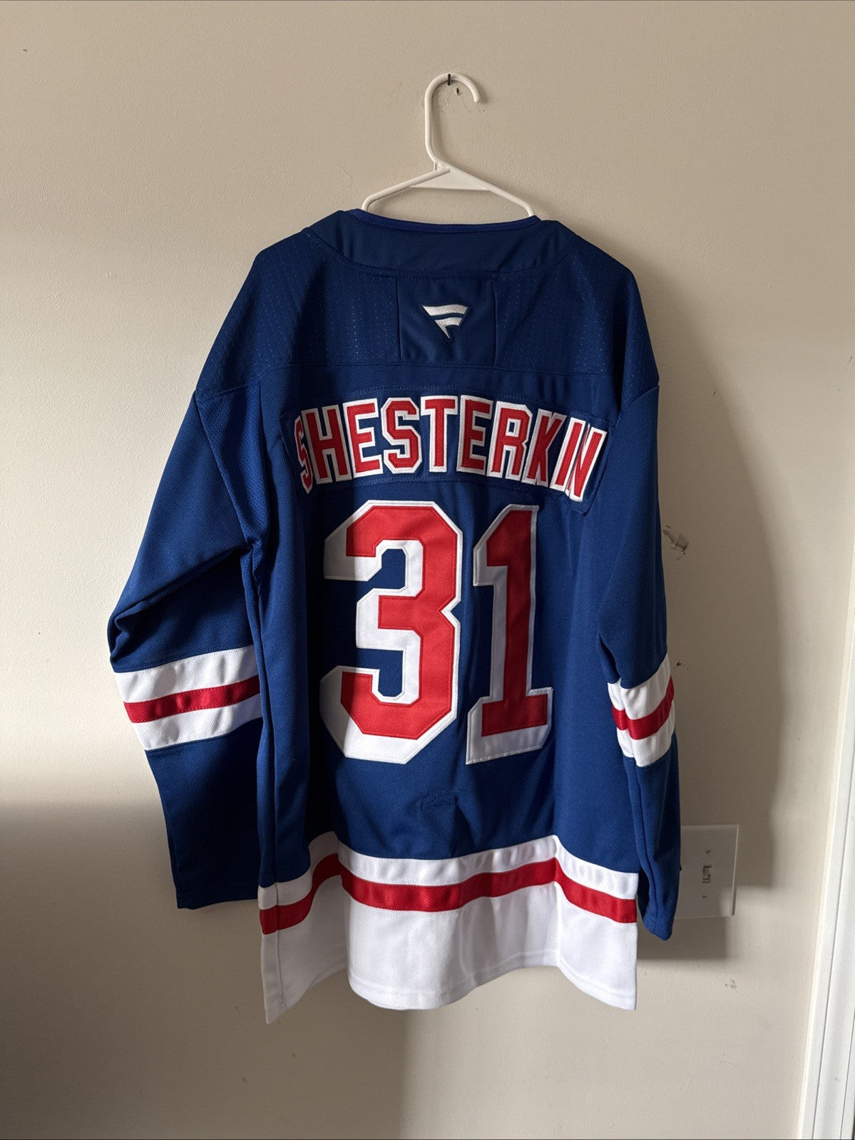 Men’s Fanatics Igor Shesterkin #31 NY Rangers Authentic Pro Home Jersey Sz 54
