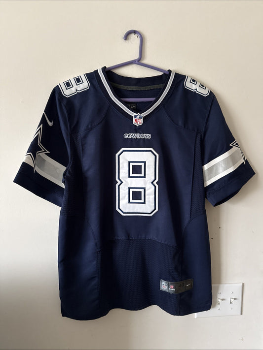 Men’s Nike Troy Aikman #8 Dallas Cowboys NFL Football Jersey Sz 40 - Blue RARE