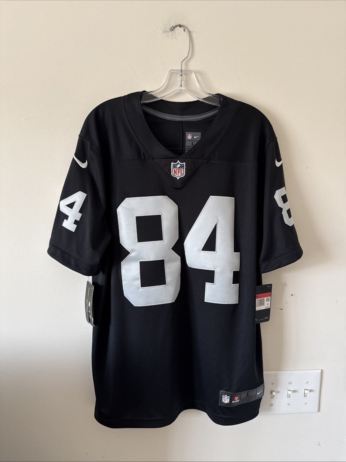 Men’s Nike Antonio BROWN #84 Oakland Raiders Vapor Limited Jersey Sz L NWT RARE