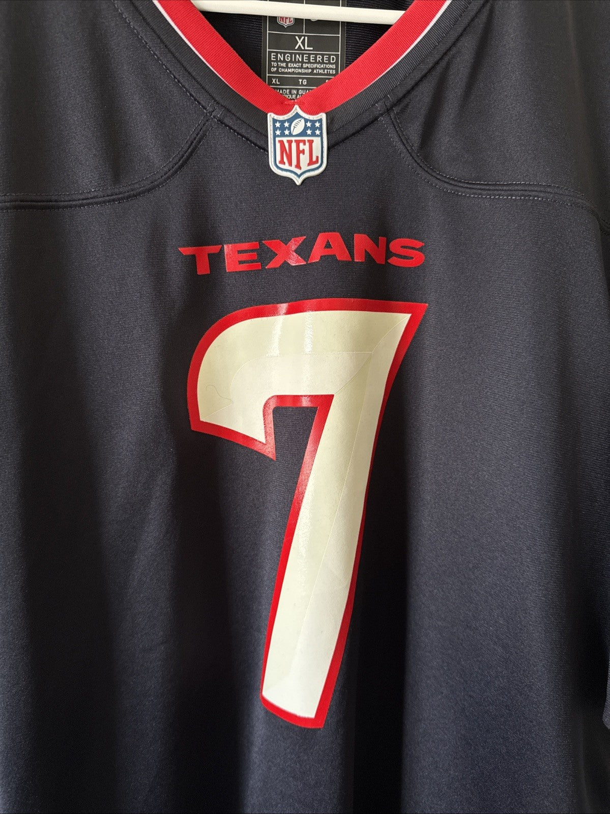 Men’s Nike CJ Stroud #7 Houston Texans NFL Football Game Home Jersey Sz XL RARE