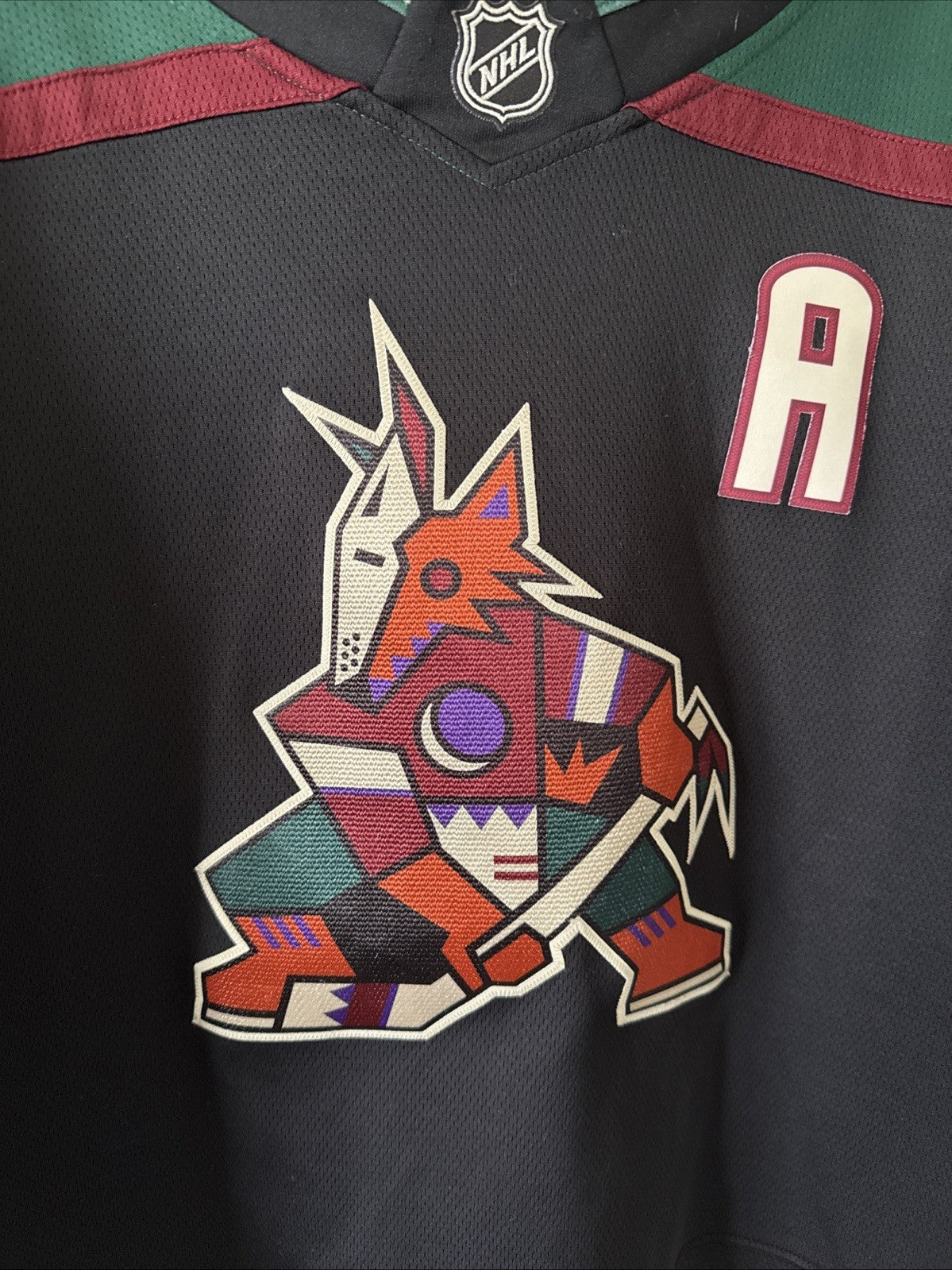 Men’s Fanatics Derek Stepan #21 Arizona Coyotes Retro Kachina Jersey Sz L - RARE