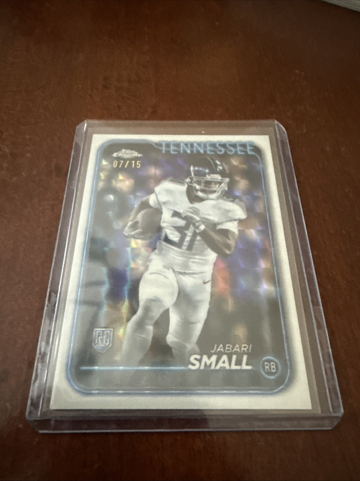 Topps Chrome Sapphire Football - Jabari Small (RC Tennessee) 07/15 #275