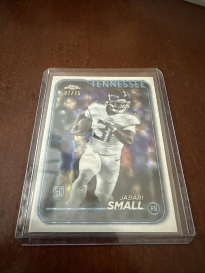 Topps Chrome Sapphire Football - Jabari Small (RC Tennessee) 07/15 #275