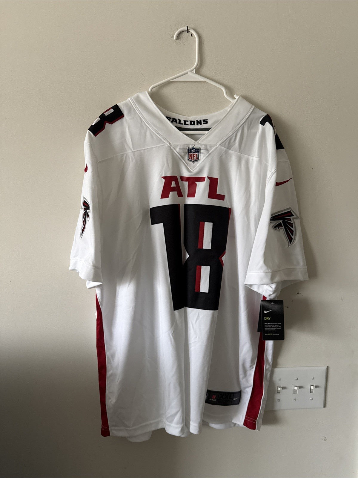 Men’s Nike Calvin Ridley #18 Atlanta Falcons Vapor Lmtd Jersey Sz 2XL NWT RARE