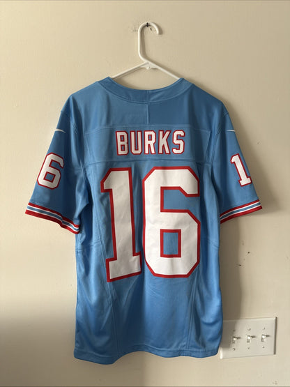 Men's Nike Treylon Burks #16 Tennessee Titans Throwback Vapor Lmtd Jersey Sz S