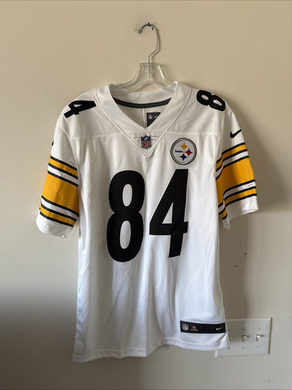 Men’s Nike Antonio Brown #84 Steelers Vapor Limited NFL Jersey Sz M - White RARE