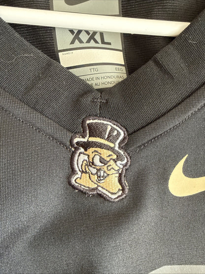 Men’s Nike Wake Forest Demon Deacons #48 Football Jersey Sz 2XL - Black RARE