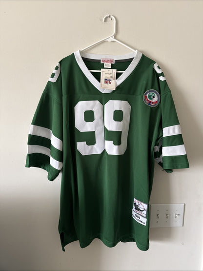 Men’s Mitchell & Ness Mark Gastineau #99 NY Jets 1984 NFL Jersey Sz 54 NWT RARE