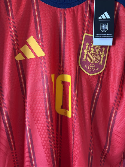 Men's adidas Dani Olmo #10 Spain Home Authentic Jersey 2026 WC Sz XL - NWT RARE