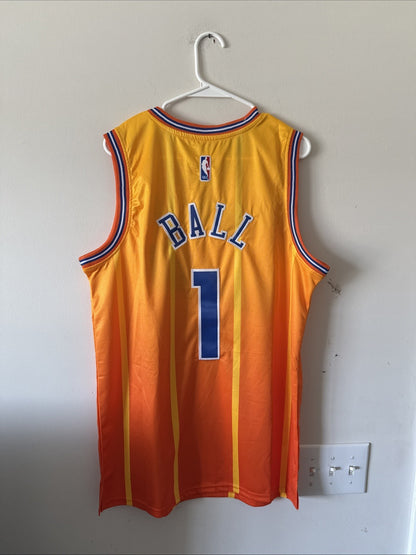 Men’s Jordan LaMelo Ball #1 Charlotte Hornets 2025/26 City Edition Jersey Sz 50