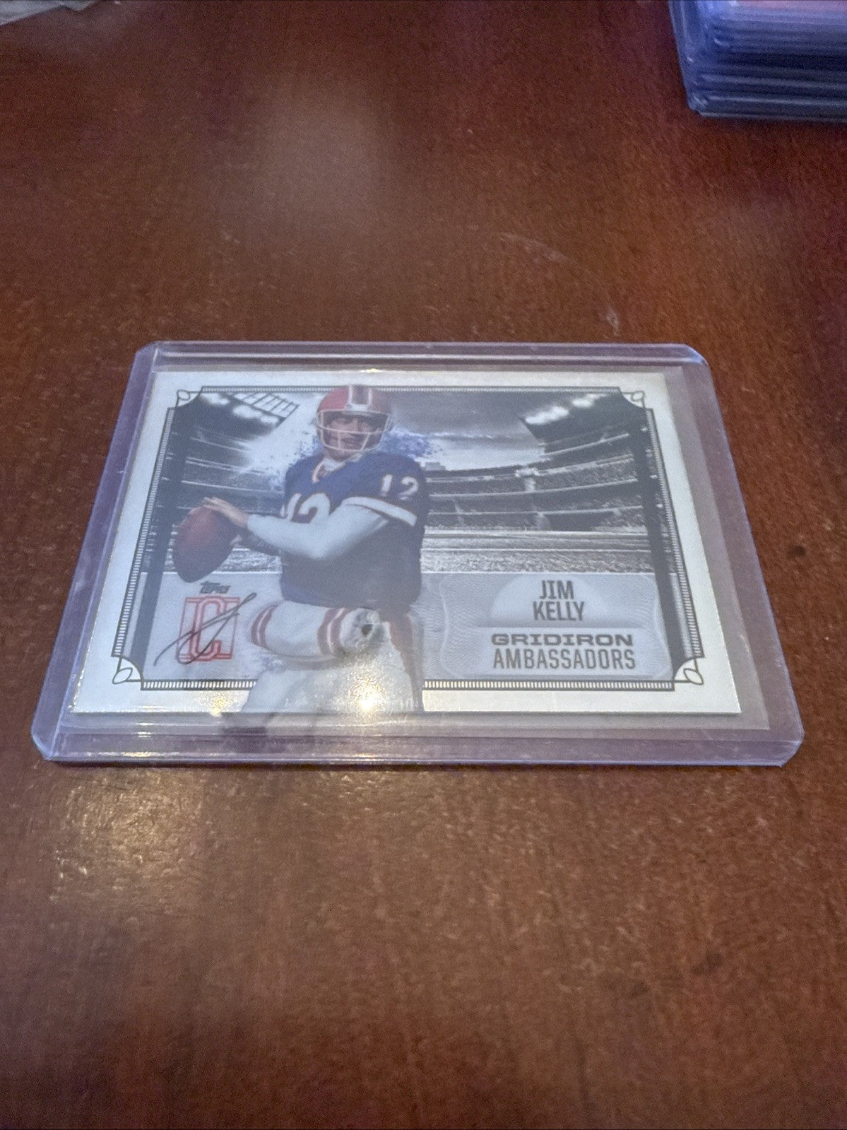 2024 Topps Signature Class Gridiron Ambassadors Jim Kelly GA-19 Chrome