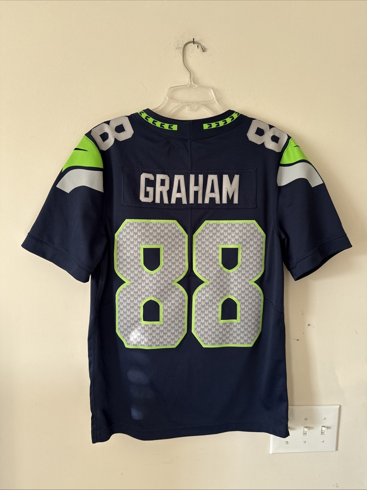 Men’s Nike Jimmy Graham #88 Seattle Seahawks Vapor Limited Jersey Sz S - RARE