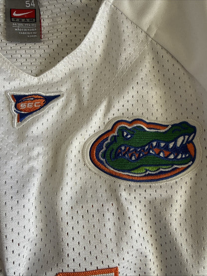 Men’s Nike Jordan Reed #11 Florida Gators Authentic Jersey Sz 54 - White RARE