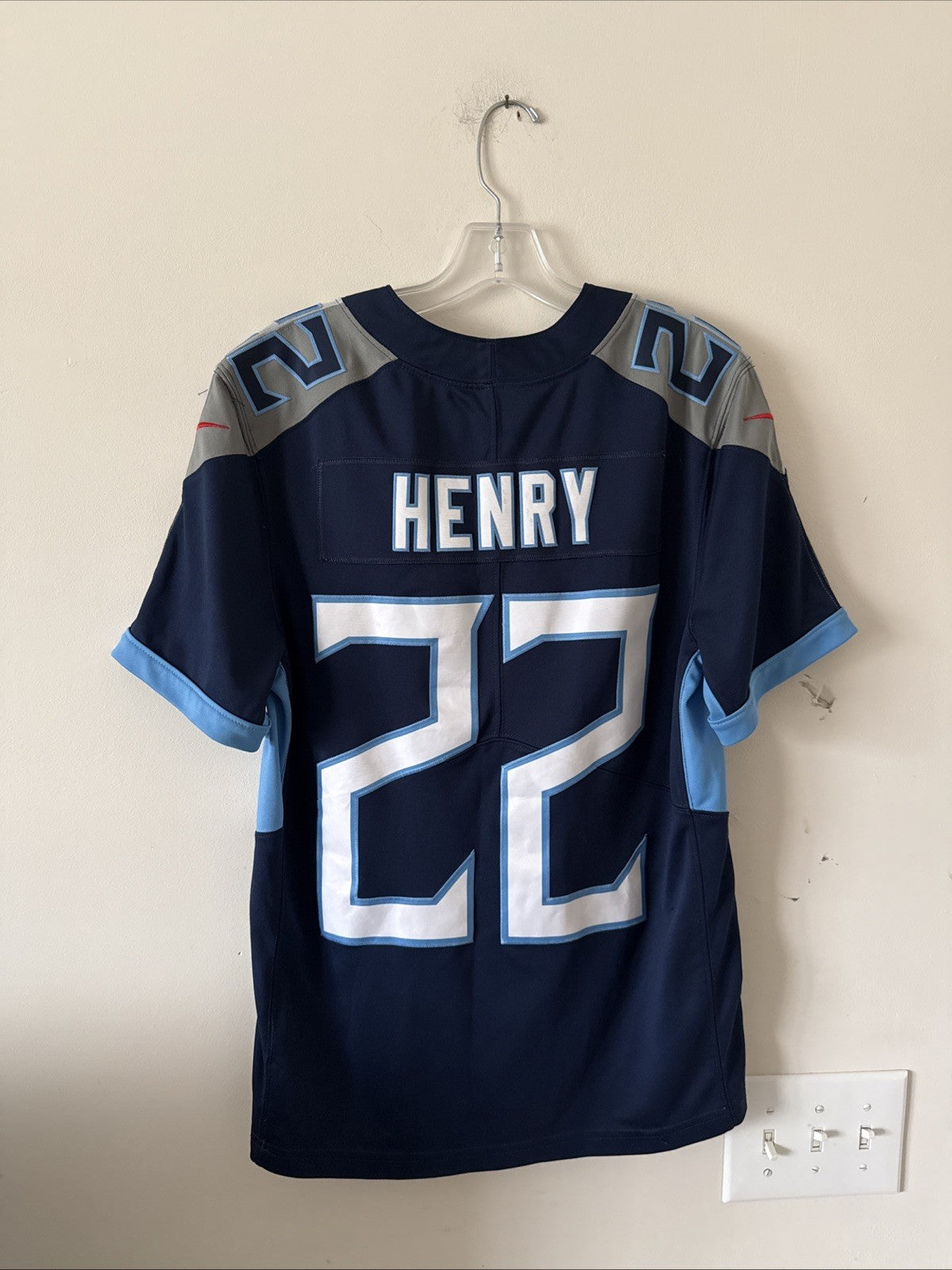Men’s Nike Tennessee Titans Derrick Henry #22 Vapor Limited Jersey Sz S - RARE