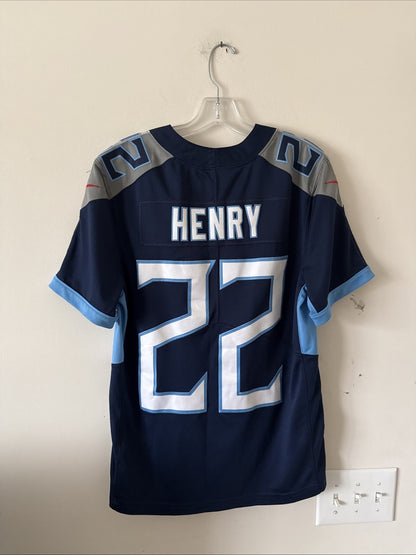 Men’s Nike Tennessee Titans Derrick Henry #22 Vapor Limited Jersey Sz S - RARE