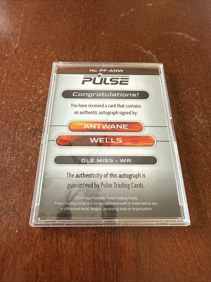 2025 Pulse Future Premiere Signatures #PF-ANW Antwane "Juice" Wells Auto Silver