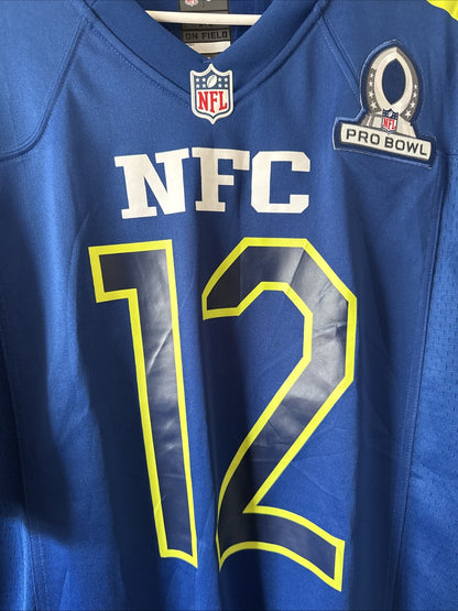 Men’s Nike Aaron Rodgers #12 GB Packers 2017 Pro Bowl NFC Jersey Sz M Blue RARE